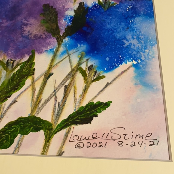 Original Watercolor 16x20 God’s Bouquet - Picture 4 of 9